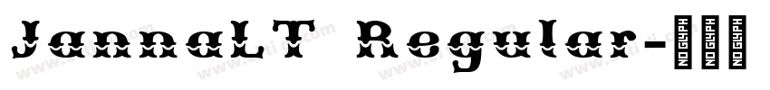 JannaLT Regular字体转换